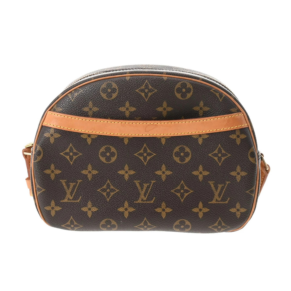 LOUIS VUITTON Monogram Blois Brown Canvas Shoulder Bag